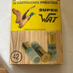 Cartouches cal 12 bourr&eacute; grasse sp&eacute;cial b&eacute;casse 42 gr pb 9