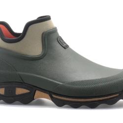 Bottillons Rouchette Clean Land caoutchouc et double n&eacute;opr&egrave;ne Kaki