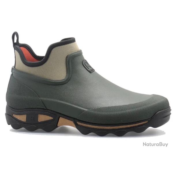 Bottillons Rouchette Clean Land caoutchouc et double n�opr�ne Kaki