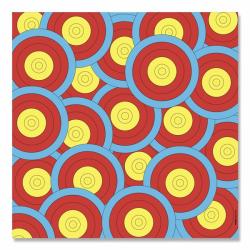 25 Blasons Salade de Cibles 62x62