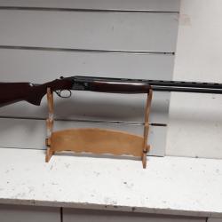 Fusil superpose Huglu LUGER cal.28/76 bois can.76cm + malette TOP AFFAIRE A SAISIR