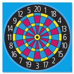 50 Blasons Fl&eacute;chettes 63 x 63