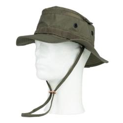Chapeau de Brousse RipStop avec Moustiquaire int&eacute;gr&eacute;e Vert