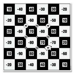 25 Blasons Echiquier 36 Carr&eacute;s 63 x 63