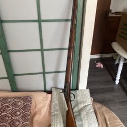 Joli Fusil &agrave; poudre noir monocoup