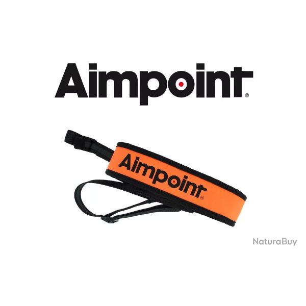 BRETELLE CARABINE AMPOINT ORANGE ET NOIRE
