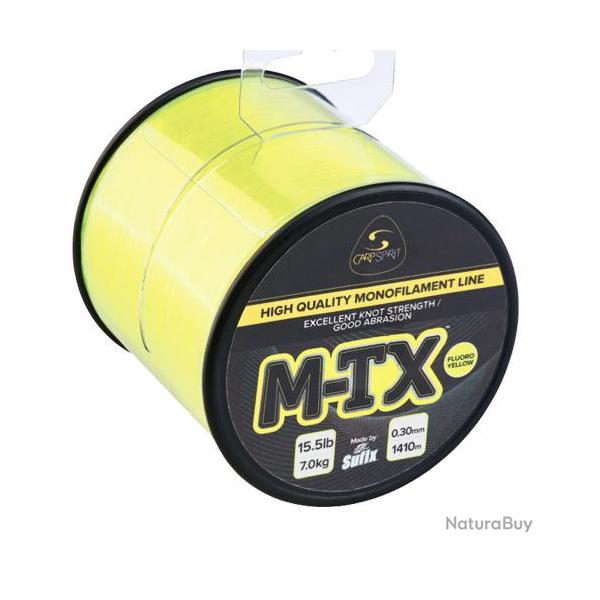 Nylon Carp Spirit M-TX Fluo Yellow 0.25mm