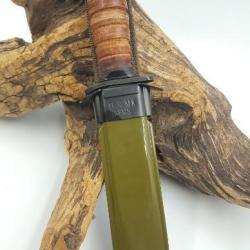 POIGNARD COUTEAU DE COMBAT TYPE USM3 MANCHE CUIR 5484124