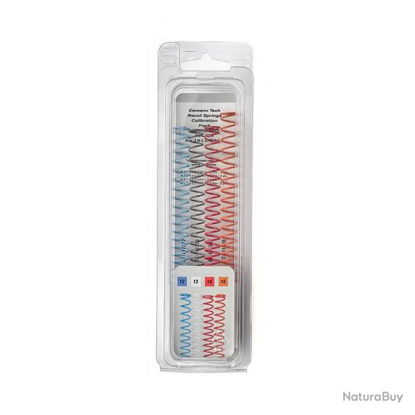 EEMANN TECH RECOIL SPRINGS CALIBRATION PACK STANDARD MAJOR FOR 1911/2011