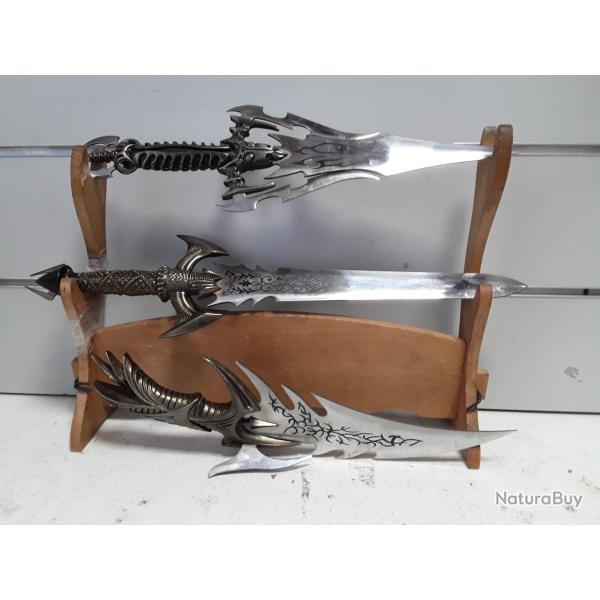 Lot de 3 dagues fantaisie