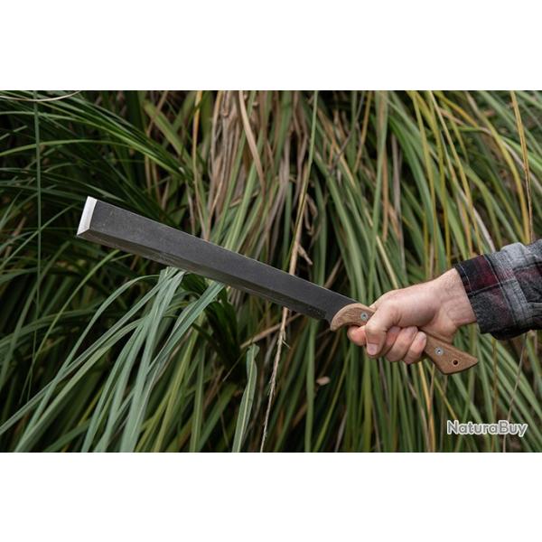 Machette forg�e avec Manche en noyer et Etui en Nylon 984