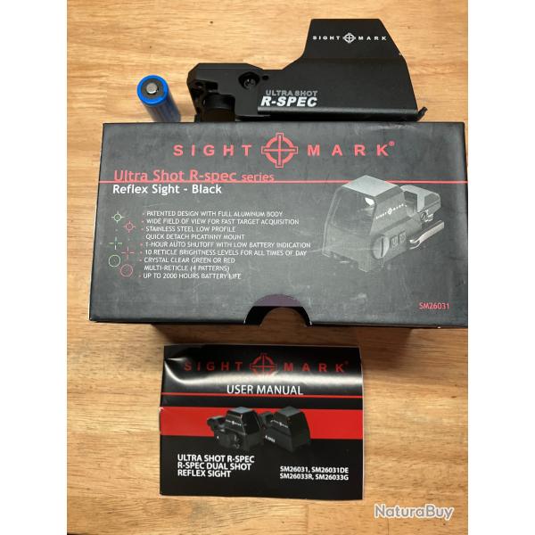 vente point rouge Sight Mark Ultra shot R-spec series reflex sight Black