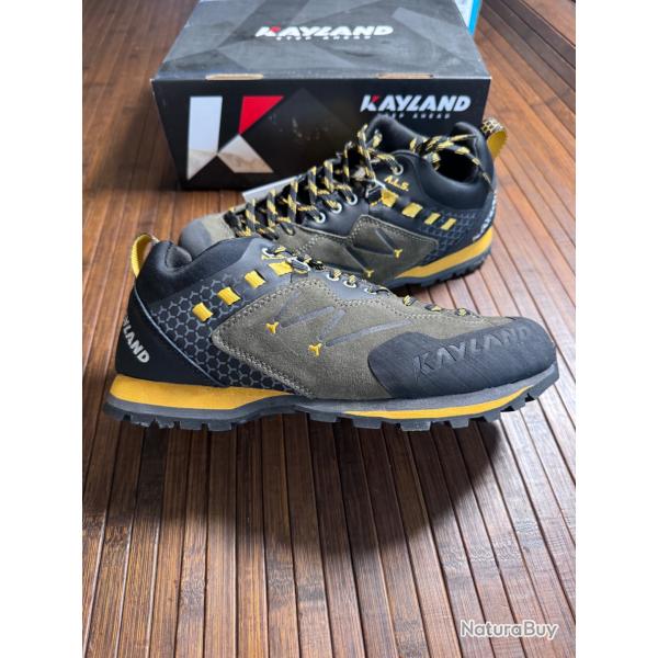 CHAUSSURES KAYLAND VITRIK GTX - DARK GREEN/OCHER - MEN�S