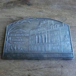 m&eacute;daille centenaire de la caisse d'&eacute;pargne bouches du rhone  1821 .1921