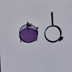 Filtre Am&eacute;thyste Diam&egrave;tre 42 CHAMPION avec porte filtre, pour lunette de tir sportif