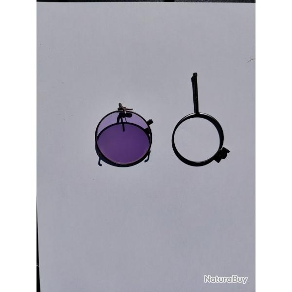 Filtre Am�thyste Diam�tre 42 CHAMPION avec porte filtre, pour lunette de tir sportif