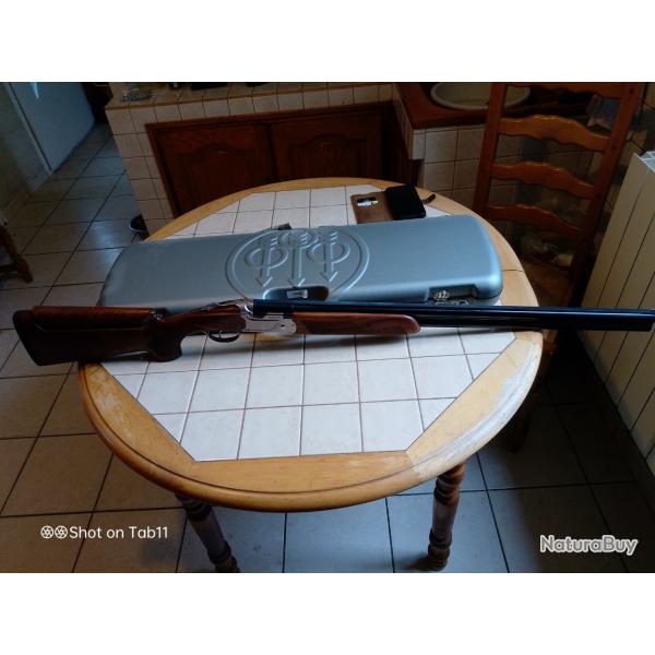 Vends fusil beretta trap cal12 chokes fixes crosse gaucher en excellent �tat peu tir� cause sant�