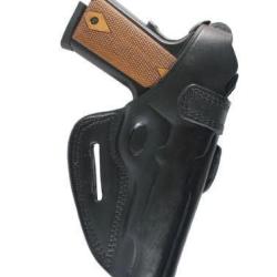 HOLSTER CUIR POUR COLT 1911 (Mod Droitier Noir) (2)