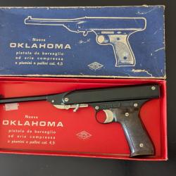 Pistolet &agrave; plombs ancien Oklahoma made in Italy calibre 4,5mm