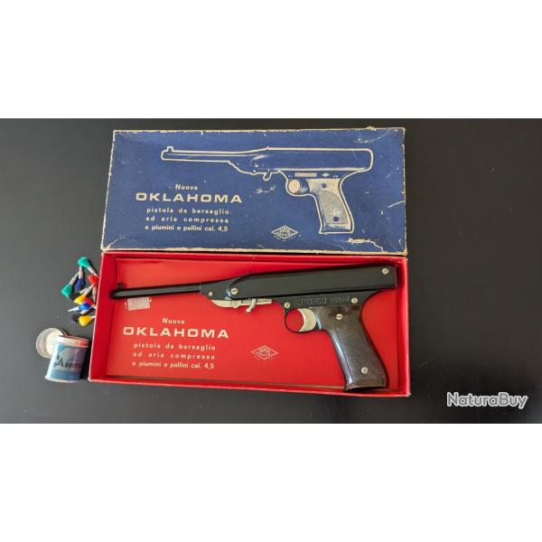 Pistolet � plombs ancien Oklahoma made in Italy calibre 4,5mm
