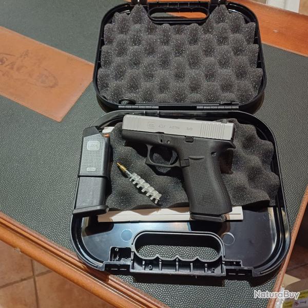 PISTOLET GLOCK 43X CAL 9X19 CAT B