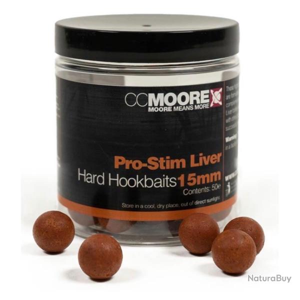Hookbait Cc Moore Pro-Stim Liver Hard Hookbaits - 18 Mm