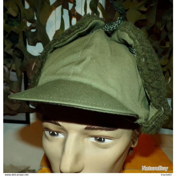 CASQUETTE AVEC TISSU PROTECTION DES OREILLES,TAILLE FRANCAISE 57 , FABRICATION TURQUIE� , BON ETAT V