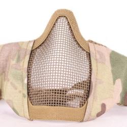 Grillag&eacute; Stalker Tactical Mask Multicam WOSPORT airsoft neuf sous blister