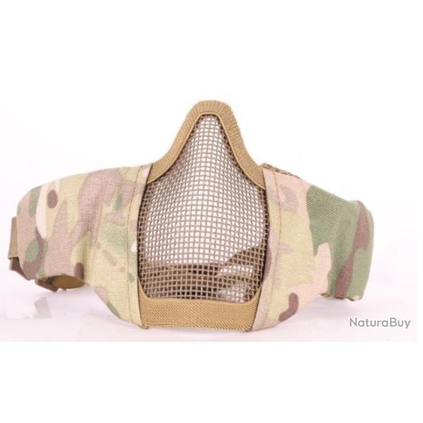Grillag� Stalker Tactical Mask Multicam WOSPORT airsoft neuf sous blister