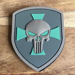 Patch 3D punisher vert