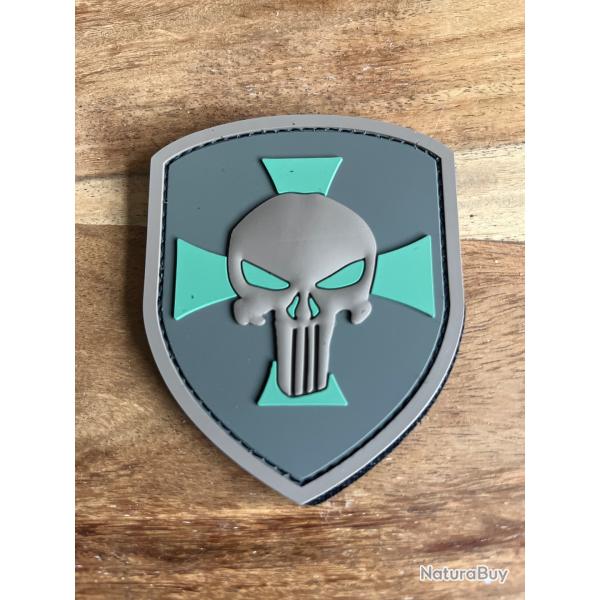 Patch 3D punisher vert