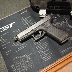 PISTOLET GLOCK MODELE 45 CAL 9X19 FILETE ET O.R CAT B