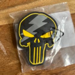 Patch 3D punisher jaune