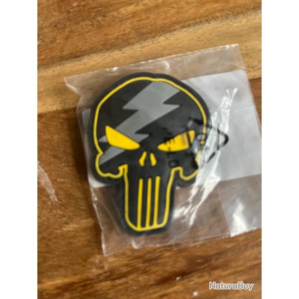 Patch 3D punisher jaune