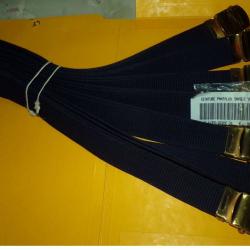 CEINTURE BLEU EN TISSU DE L'ARMEE FRANCAISE EN LOT DE 5 PIECES EN TAILLE 72 CM ,&nbsp; LARGEUR 3 CM , FAB