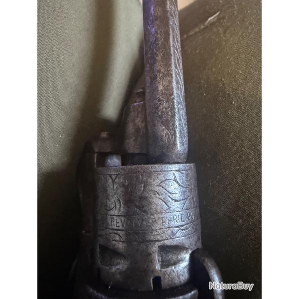 Vends revolver, Lefaucheux � broche