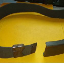 CEINTURON EN TISSU DE L'ARMEE ITALIENNE DE 1944 WWII , TAILLE 96, LONGUEUR TOTALE AVEC BOUCLE DE LA