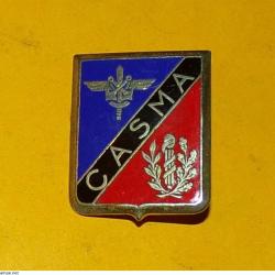 Centre Archives et Stastistiques M&eacute;dicales des Arm&eacute;es ,&eacute;cu taill&eacute; bleu &agrave; un insigne interarmes, et r