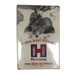 PLAQUE DECORATIVE HORNADY - VINTAGE