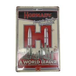 PLAQUE DECORATIVE HORNADY - RELOADING