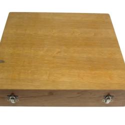 GRAND COFFRET EN BOIS POUR REVOLVER - PISTOLET