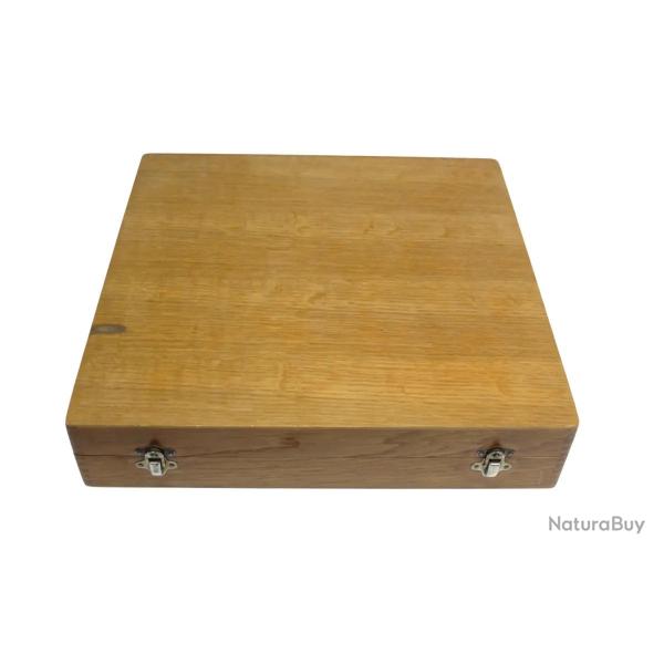 GRAND COFFRET EN BOIS POUR REVOLVER - PISTOLET
