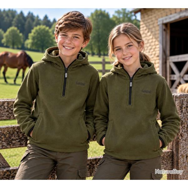 Veste polaire Game enfant Alpine Vert