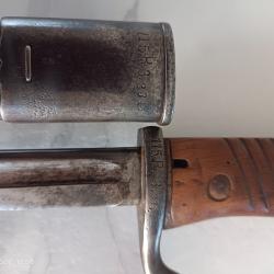 Ba&iuml;onnette Mauser G98 excellent &eacute;tat