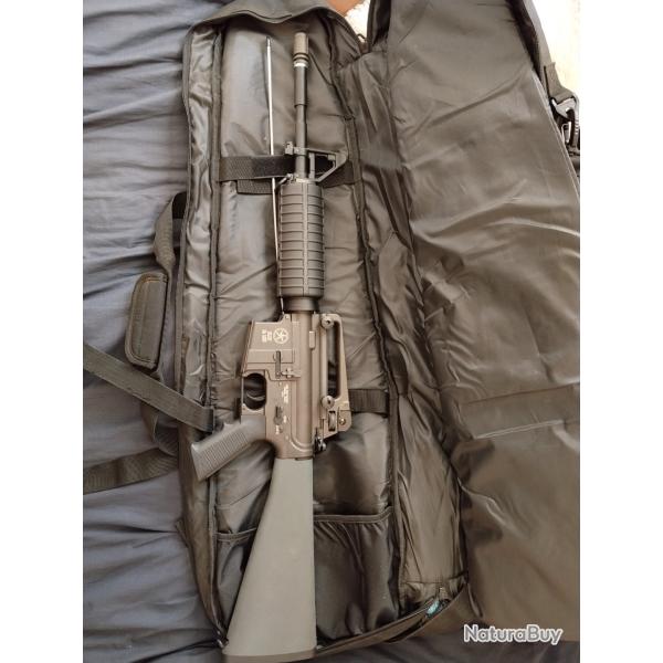 �volution airsoft: M16 Licence Lone star Tactical + Tige de d�bourrage + 1 batterie 7,4V + 2Chargeur