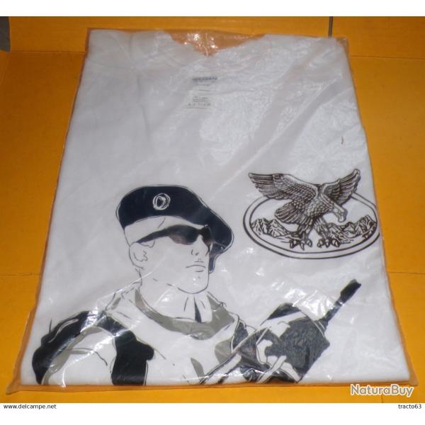 CHASSEURS ALPINS�: TEE SHIRT LES TROUPES DE MONTAGNE  ,TAILLE� S ,� NEUF VOIR PHOTOS� .POUR TOUT REN