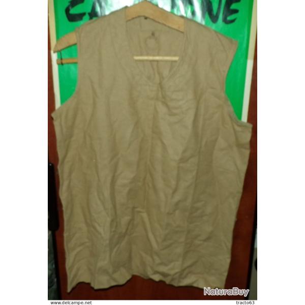 CHASUBLE MILITAIRE FRANCAIS , TAILLE 112 SOIT EN CIVIL XL OU� 43-44 , JE PENSE QUE C'EST DU LIN ,� F