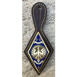 5&deg; R&eacute;giment de Cuirassiers, &eacute;mail, bleu, dos guilloch&eacute;