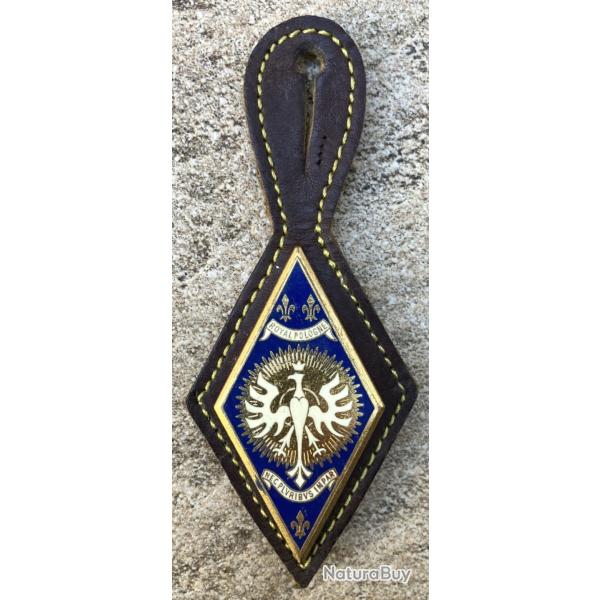 5� R�giment de Cuirassiers, �mail, bleu, dos guilloch�