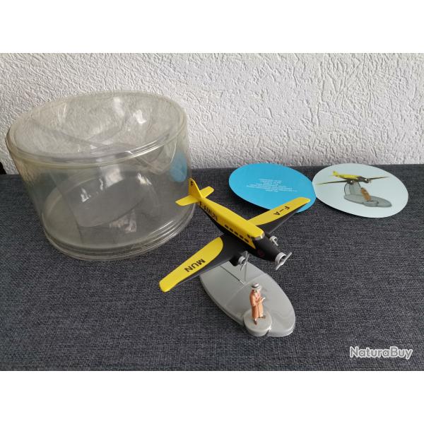 Avion Air France et figurine de L'Oreille Cass�e Tintin neuf